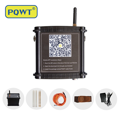 PQWT M400 মোবাইল ভূগর্ভস্থ জলের ডিটেক্টর ভূগর্ভস্থ আবিষ্কারক 400m ফোনে খনির জলের সনাক্ত