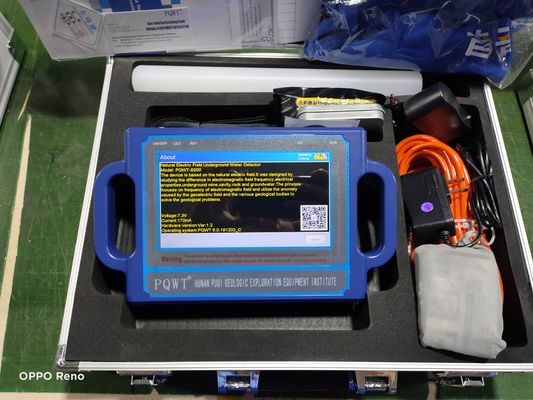 PQWT S500 পানি ডিটেক্টর ৯২% নির্ভুলতার সাথে ৮ চ্যানেল এবং ভূগর্ভস্থ জলের সনাক্তকরণের জন্য রিচার্জযোগ্য লিথিয়াম ব্যাটারি