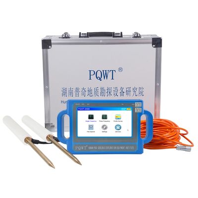 PQWT S500 500M গভীর ভূগর্ভস্থ জল আবিষ্কারক এলসিডি ডিসপ্লে সহ