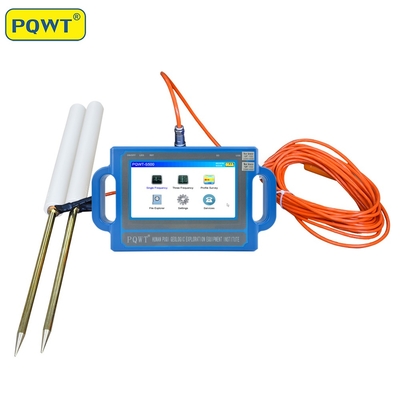 PQWT S500 জল ডিটেক্টর ৫০০ মিটার গভীরতা ৭ ইঞ্চি টাচ স্ক্রিন