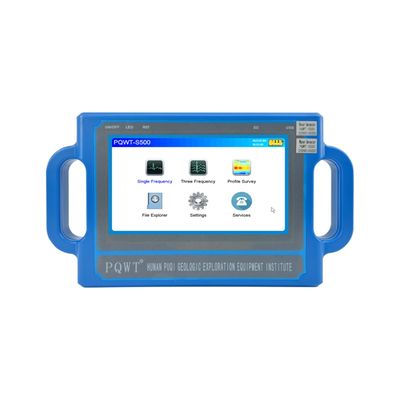 PQWT S300 প্রতিরোধের মিটার 800x480 টাচ স্ক্রিন সহ 0.001mV নির্ভুলতা এবং ভূগর্ভস্থ জলের সনাক্তকরণের জন্য 9 কেজি ওজন