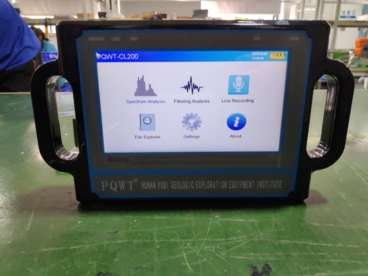 হাউস পাইপলাইনের জন্য PQWT CL600 আন্ডারগ্রাউন্ড পাইপ লিক ডিটেক্টর মেশিন 6m